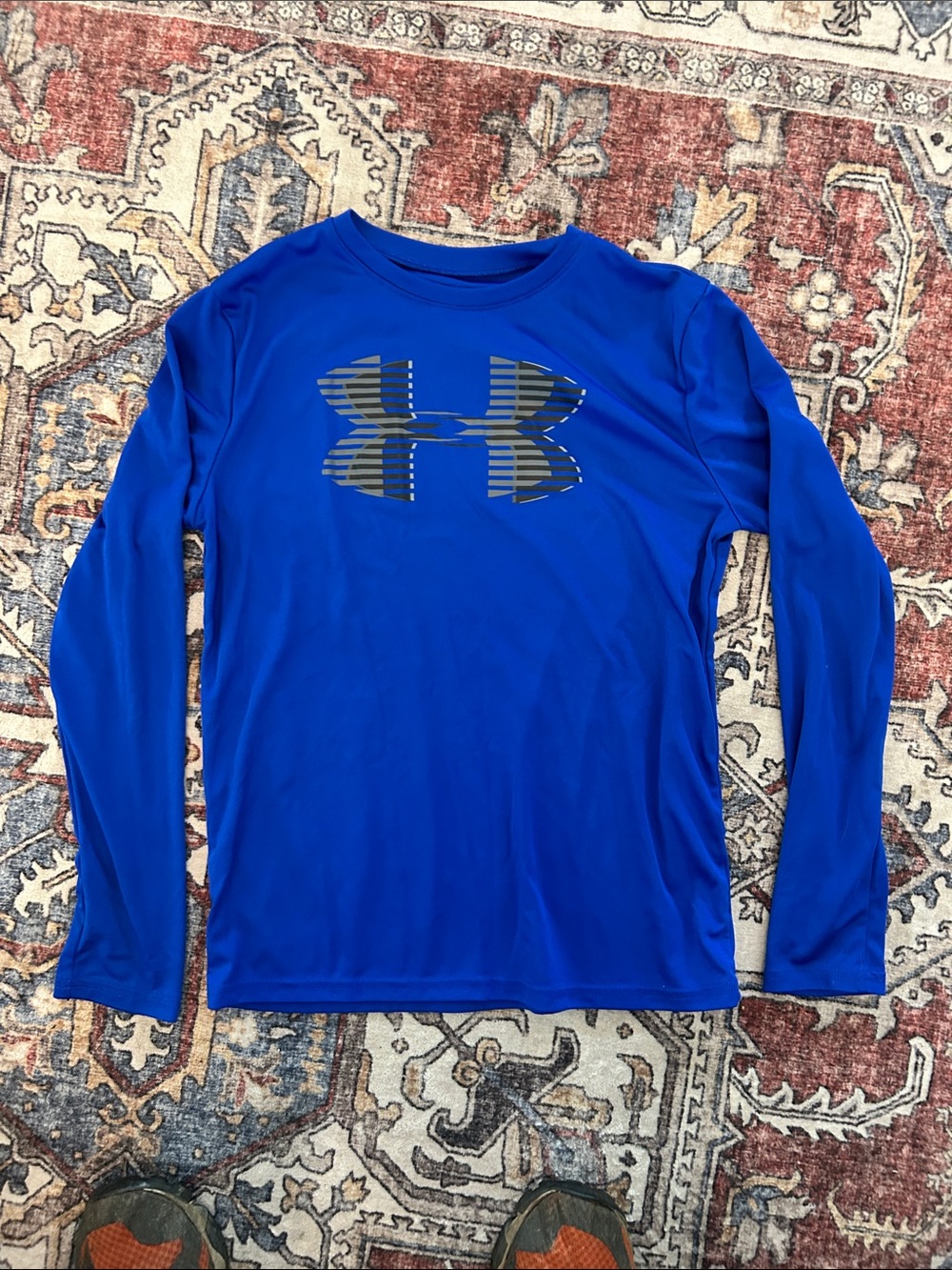 Under Armour Bright Blue Long Sleeve Performance Tee
